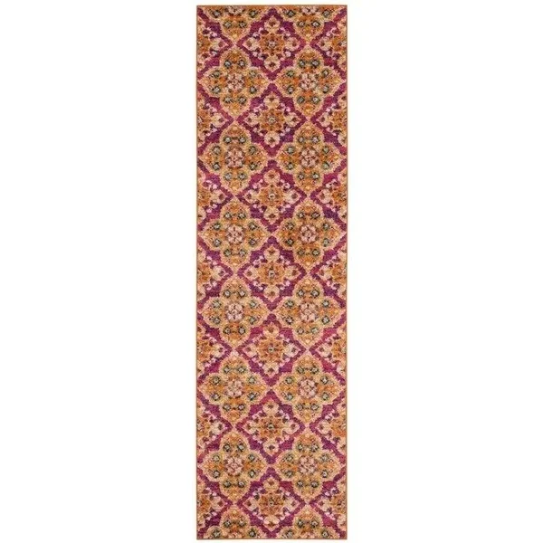 Safavieh Madison MAD605A Fuchsia - Gold 9& x 12& Area Rug