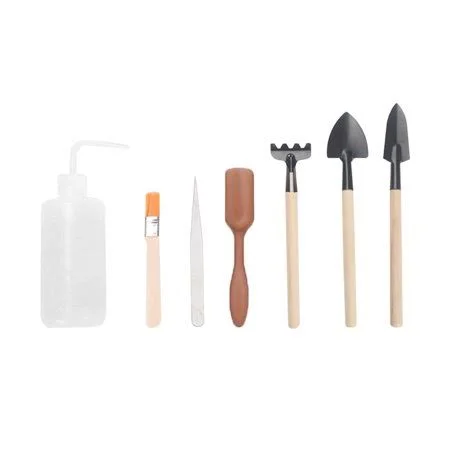 Daciye Garden Planter Kit Succulent Planting DIY Tool Set Seedling Tool (7pcs), Size: 180*120*60mm