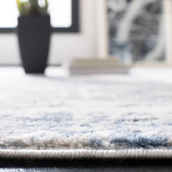 Safavieh Amelia Modern Abstract Rug - 5&3x22 x 7&6x22 - Ivory/Blue