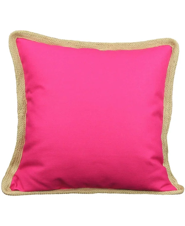 Xia Home Fashions Classic Jute 20x22 Decorative Pillow in Yellow
