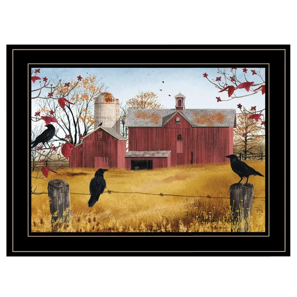 Autumn Gold by Billy Jacobs - Ready to Hang Framed Print, Black Frame