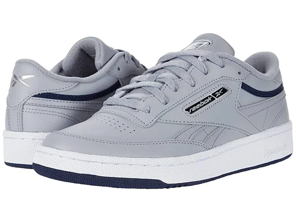 Reebok Unisex Club C Revenge Men's Shoes in Cool Shadow/Collegiate Navy/White Size M 12.5 - W 14 - Court Shoes