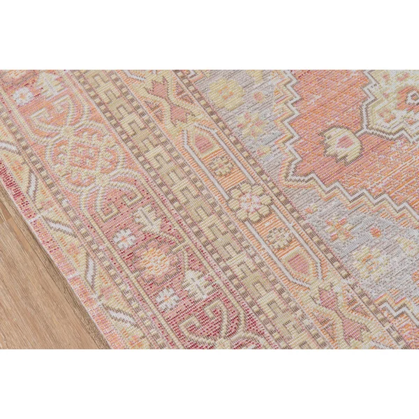 Momeni Isabella Area Rug - Pink, 5&3x22 x 7&3x22