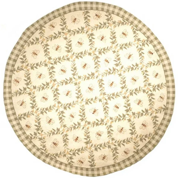 Safavieh Chelsea HK55A 3&9x22 x 5&9x22 Ivory - Green Area Rug
