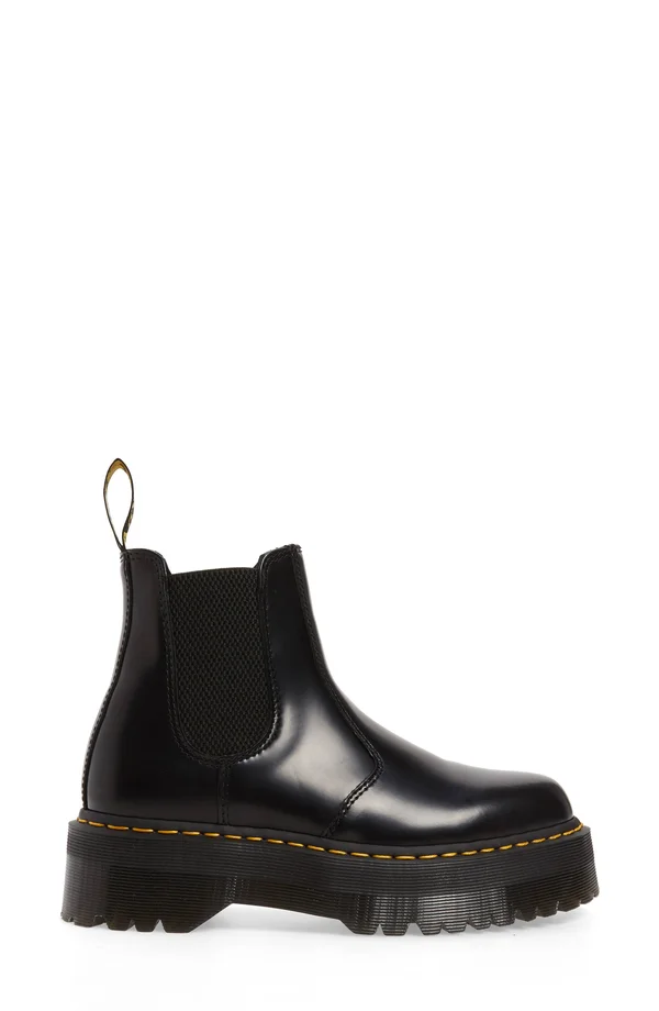 Dr. Martens Black 2976 Quad Faux-Fur Lined Boots