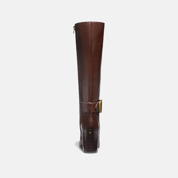 COACH Evelyn Boot - Women's Size 5 - Walnut