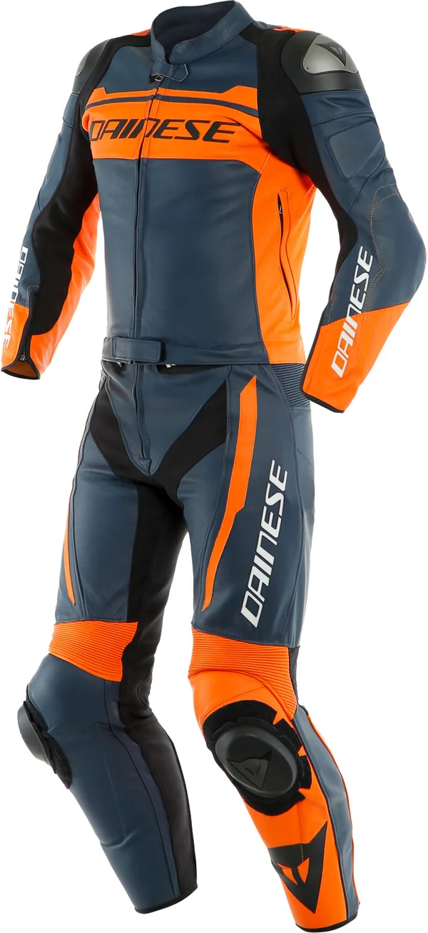 Dainese Mistel 2pcs Leather Suit 56 Black Iris-orange