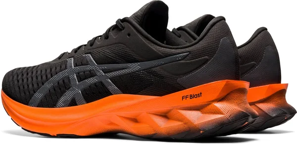 Asics Novablast Running Shoes Black Orange - 39.5