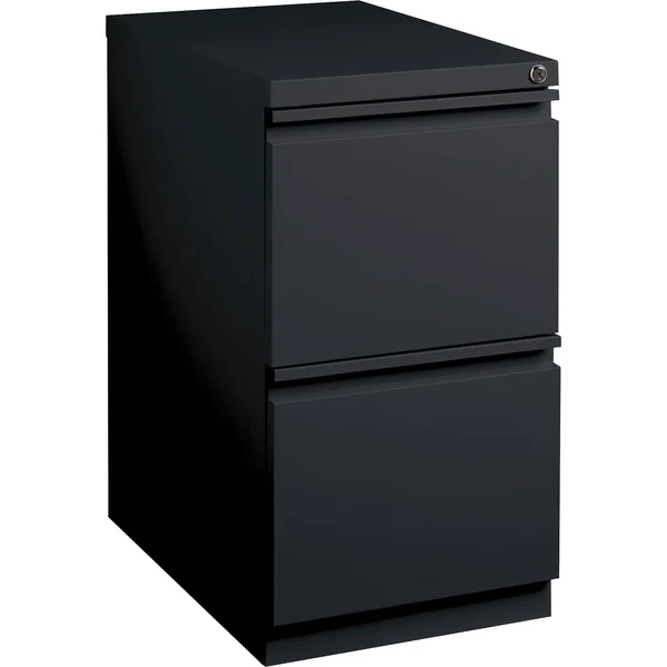 Lorell Mobile File Pedestal, Black