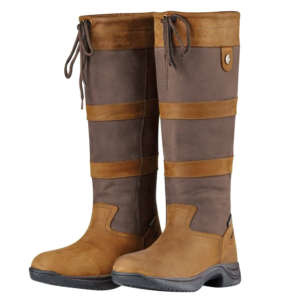 Dublin Ladies River Boots III Wide - 8 - Black