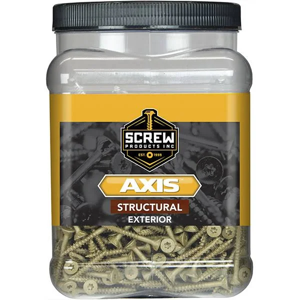 Screw Products Axis #8 Exterior STRUCTURAL Wood Screw - 20 lbs - 1x22