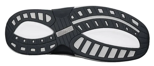 Men's OrthoFeet Edgewater Sneaker Black/Grey Synthetic 8.5 W