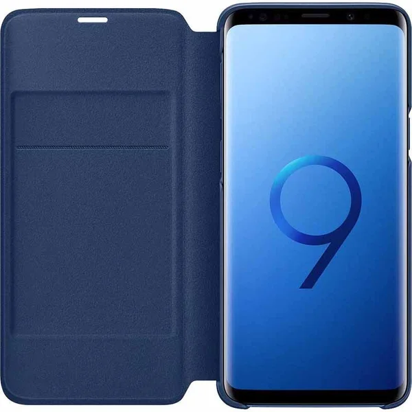 Samsung LED Wallet Cover for Galaxy S9 - Blue