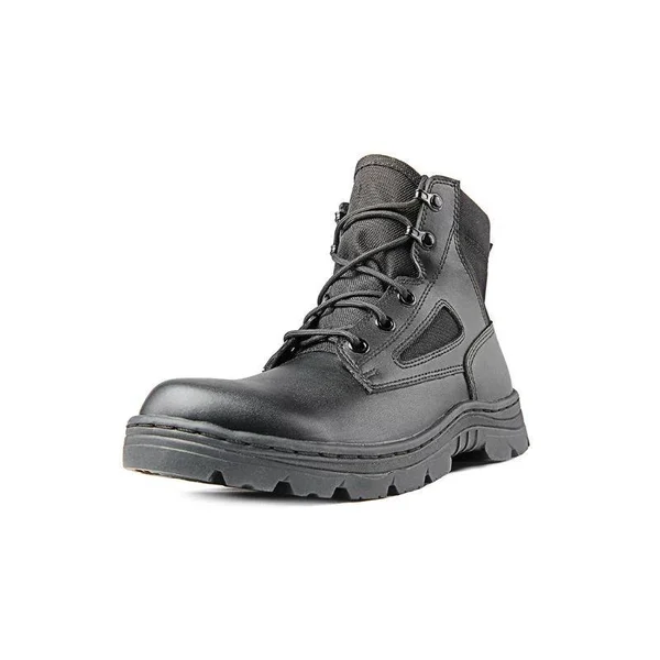 Ridge Footwear 4205 Dura-Max Mid-Zipper Tactical Black Leather Boots