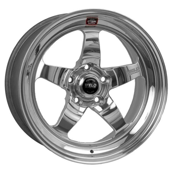 Weld S71 17x6, 5x4.75 BP, 2.9in. BS Polished Wheel (Low Pad) - Non-Beadlock - 71LP7060B30A