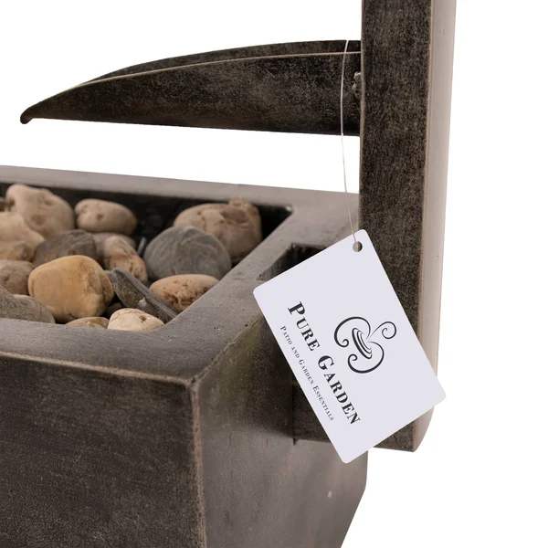 Concrete 7-Tier Indoor/Outdoor Fountain Pure Garden