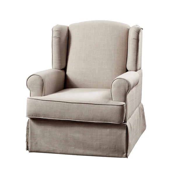 Furniture of America Keal Transitional Glider Rocker Chair (Beige)