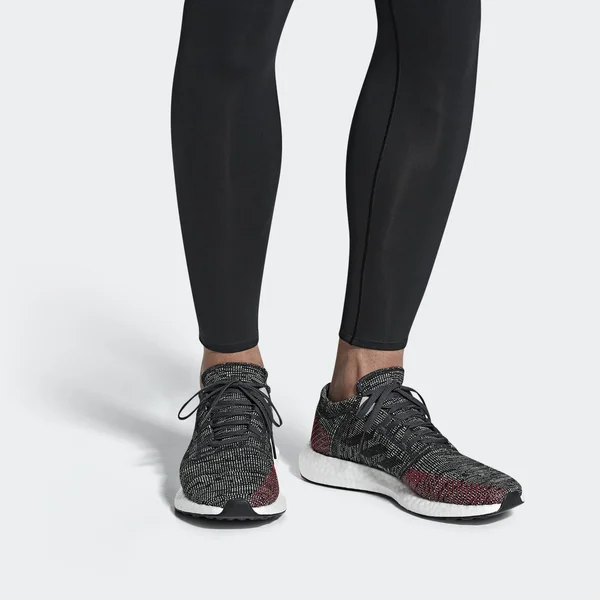 Adidas Men's Pureboost Go Running Shoes - Black - Size 8.0