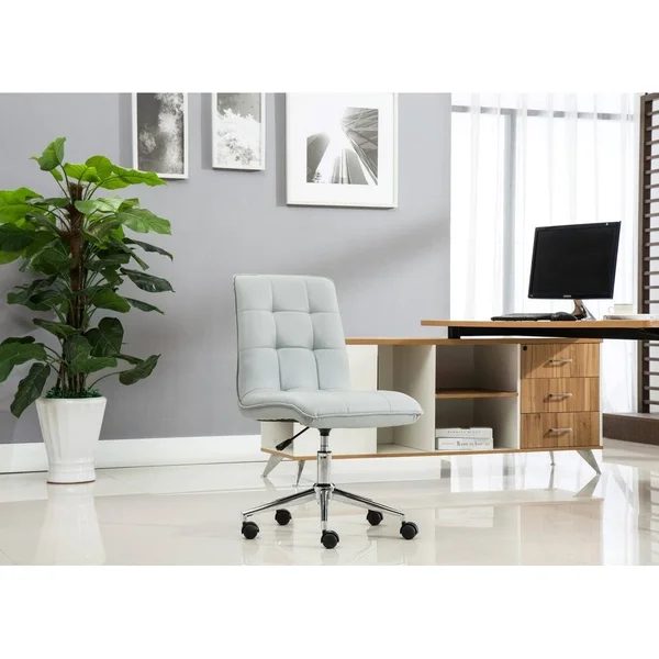 Porthos Home Leona Leather Adjustable Office Chair