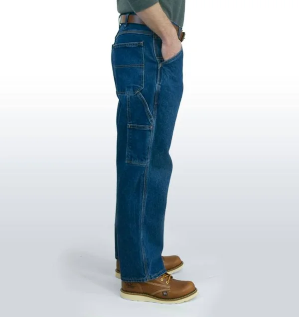 All American Men's Carpenter Jean - Medium Stonewash - Made in USA 36 - 30