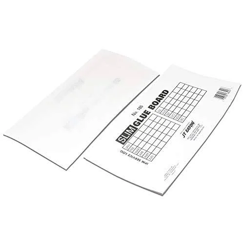 JT Eaton 185 Slim Glue Board for Rats, Mice & Insects, 11-1/16 Le...