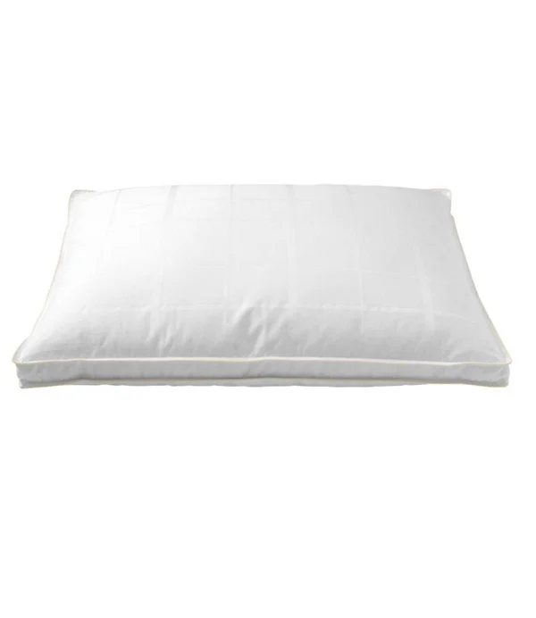 700-Fill-Power Sateen White Goose Down Pillow Tan Soft King Size, L.L.Bean