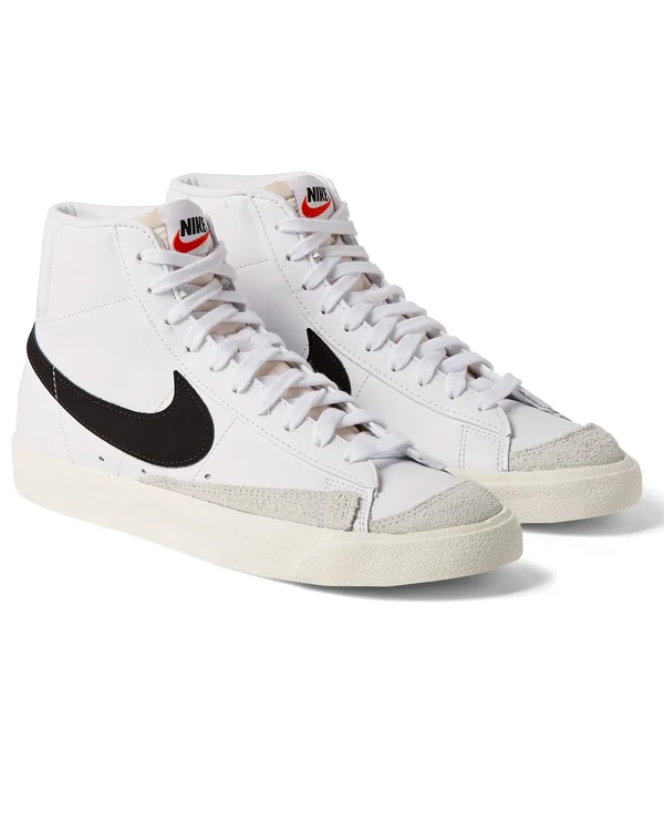 Nike Blazer Mid &77 Vintage Men's Sneakers - White/Black - 5.5