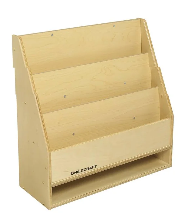 Childcraft Toddler Book Display with Dry-Erase PANEL - 3 Shelves, 24 x, 24 x 9 x 24 inches