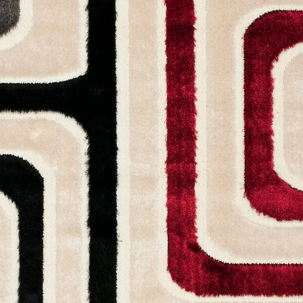 Safavieh Euclid Geometric Shag Area Rug - Size: 5'3 inch x 7'6 inch