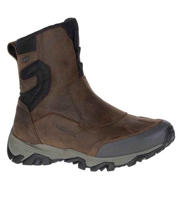 Merrell Men's Coldpack Ice+ 8in Zip Polar Waterproof Boot - 8.5 Wide - Copper Mountain