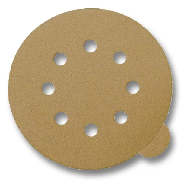 Lowe&s Pasco 100-Pack 5-in W x 5-in L 180-Grit Hole Disc with Tab PSA Sanding Disc Sandpaper, P6.24-05180.DWT