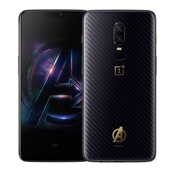 OnePlus 6 A6000 256GB/8GB Mirror Black Avengers Ed GSM Unlocked, 155.70 x 75.40 x 7.75