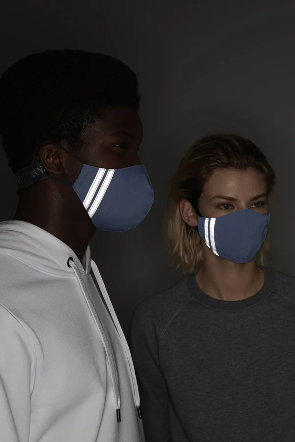 Canada Goose Black Disc Face Mask (Men - Light Blue, S/M)