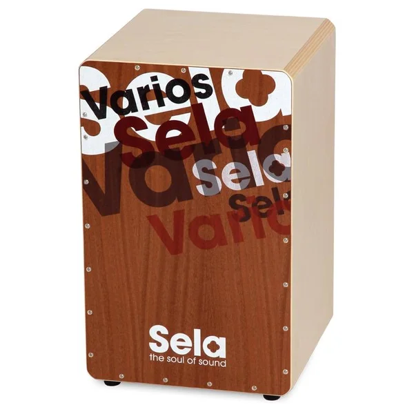 Sela Varios Cajon Drum - Brown