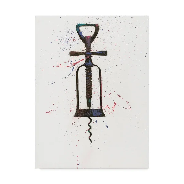 Trademark Art Wellington Studio 'Wine Splash Corkscrew II' Canvas Art