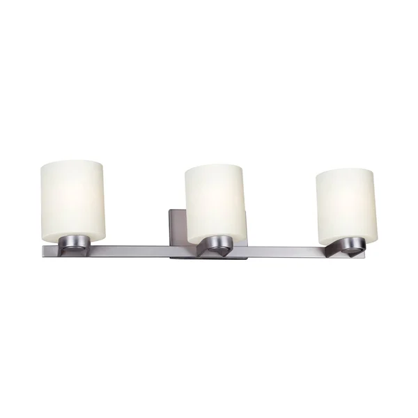 Forte Lighting-5146-03-55-Mona - 3 Light Bath Vanity Brushed Nickel