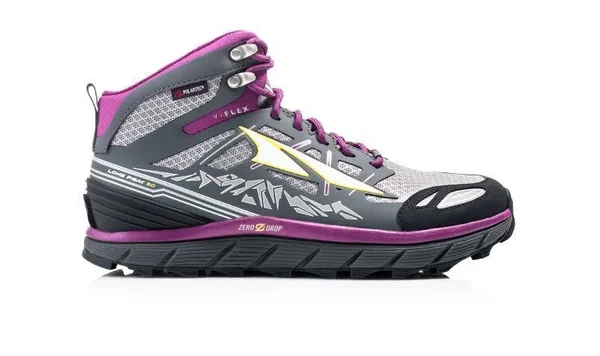 Altra Lone Peak 3.0 Mid Neo Shoe - Women's Gray/Purple 12