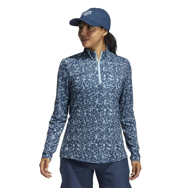 Adidas Women's Primegreen AEROREADY Long Sleeve Shirt Hazy Sky XL