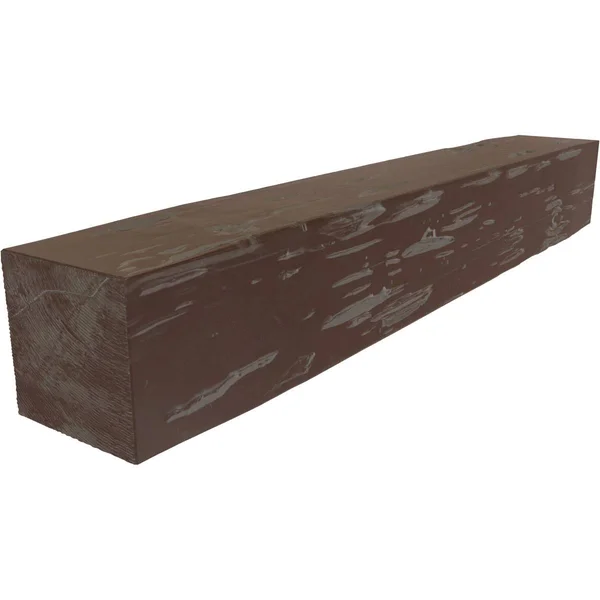 Ekena Millwork MANUPC08X12X60AE 8x22H x 12x22D x 60x22W Pecky Cypress Faux Wood Fireplace Mantel, Aged Pecan