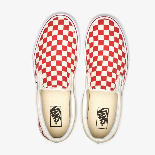 Vans Classic Slip on Racing Red White