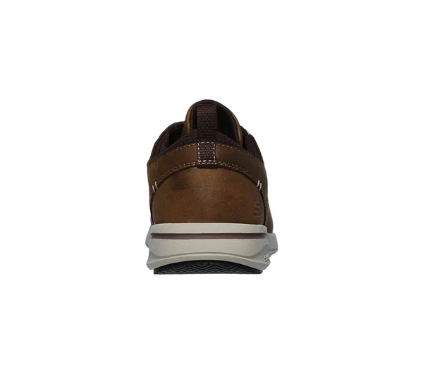 Men's Skechers Relaxed Fit Elent Leven Boat Shoe - Size: 8, Brown