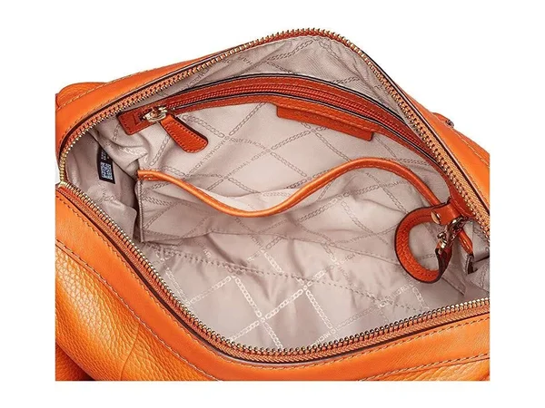 Michael Michael Kors Bedford Legacy Medium Duffel Satchel - Orange