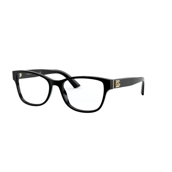Dolce & Gabbana DG3326 Eyeglasses - 54-17-140, 501 Black