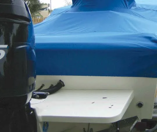 Taylor Made Cover for Boats with Fixed T-Tops and Bow Rails, 21&4x22 x 102x22
