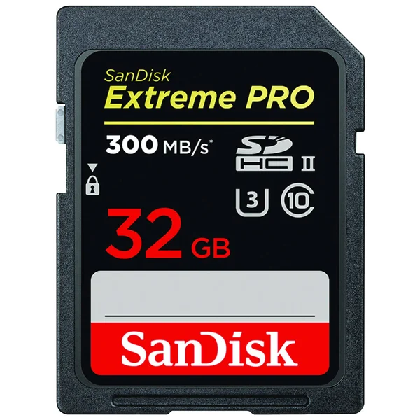 SanDisk Extreme Pro SDHC I 32 GB Memory Card - UHS-II U3/Class 10