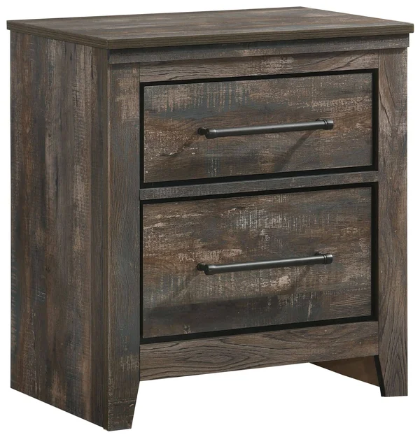 Coaster Ridgedale 223482 Nightstand in Weathered Dark Brown