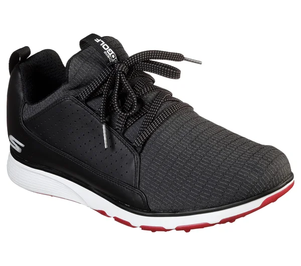 Skechers Go Golf Mojo Elite Spikeless Golf Shoes - Black/Red 8 Medium