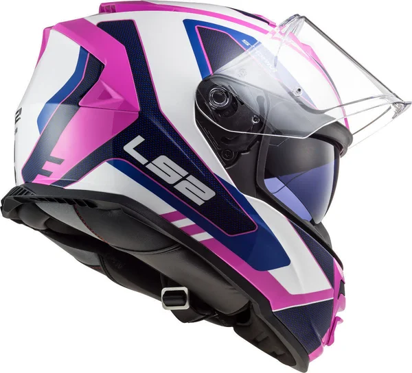 LS2 - Helmet FF800 Storm Techy White - Pink - Size L