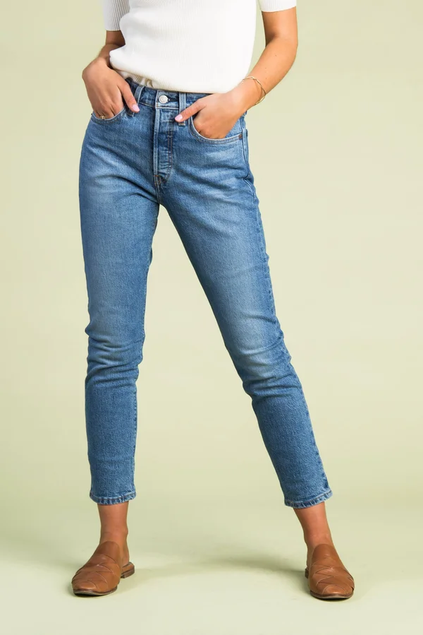 Levi&s 501 Skinny Jive Ship Jeans, 28, Dark Denim