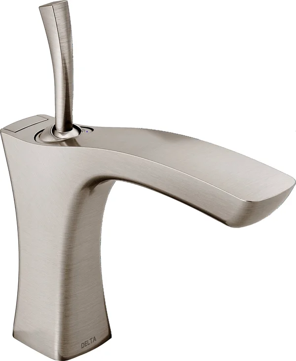 Delta Faucet Tesla Single Handle Bathroom Faucet Metal Pop-Up - Stainless